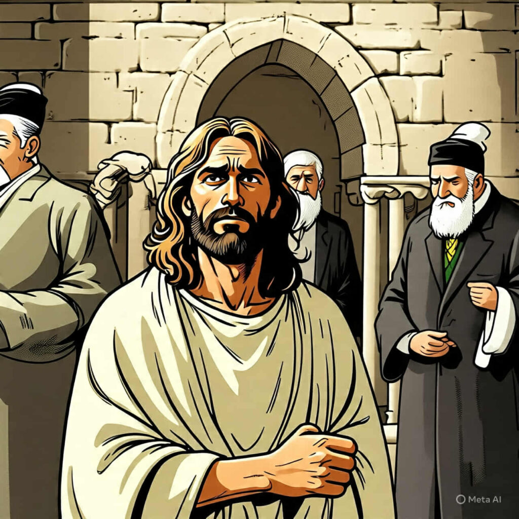Jesus is the cornerstone, the final judge.